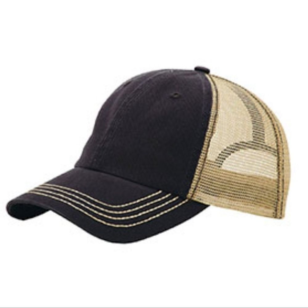 Men's Washed Twill Cotton Trucker Baseball Hat